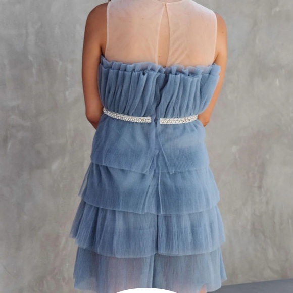 NWT MODERN DAY CINDERELLA STRAPLESS
TULLE DRESS - BLUE - Size XSmall - Picture 2 of 8